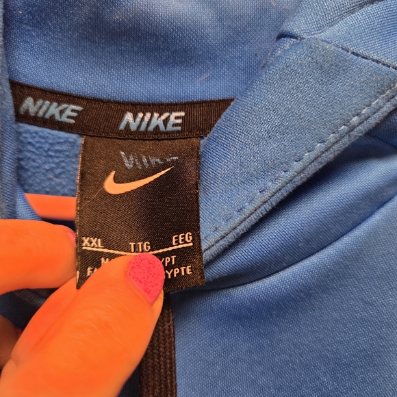 Nike Men's Blue Hoodie - Picture 3 of 6